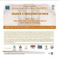 Locandina Musica e Orizzonti di pace