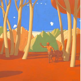Mostra Calendario - Opera dell'artista Marco Manzella intitolata "Il bosco del Centauro"
