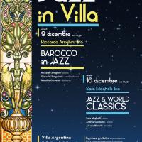 La locandina dei due concerti jazz del 9 e del 16 dicembre 2022
