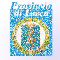 logo artistico stile puntinismo provincia di lucca