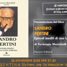 Invito alla presentazione del libro "Sandro Pertini: episodi inediti di una lunga amicizia"